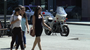 Nice police Honda in Yerevan